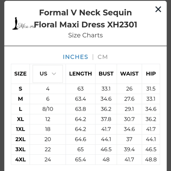 Formal V Neck Floor Sequined Mermaid Maxi Gown for Special Events - Picture 13 of 15